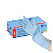 Produktabbildung: Meditrade Nitril NextGen Untersuchungshandschuhe blau Gr. S 100 P