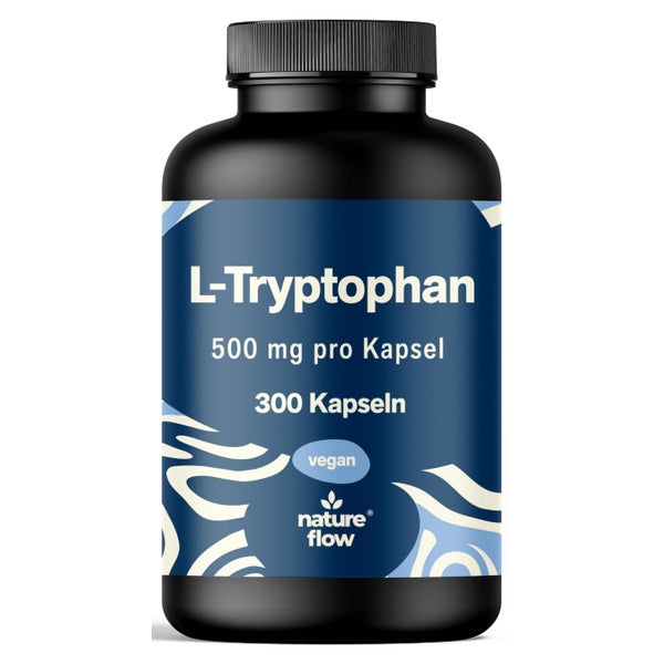 L-Tryptophan 500 mg - 300 Kapseln - Nature Flow 300 St
