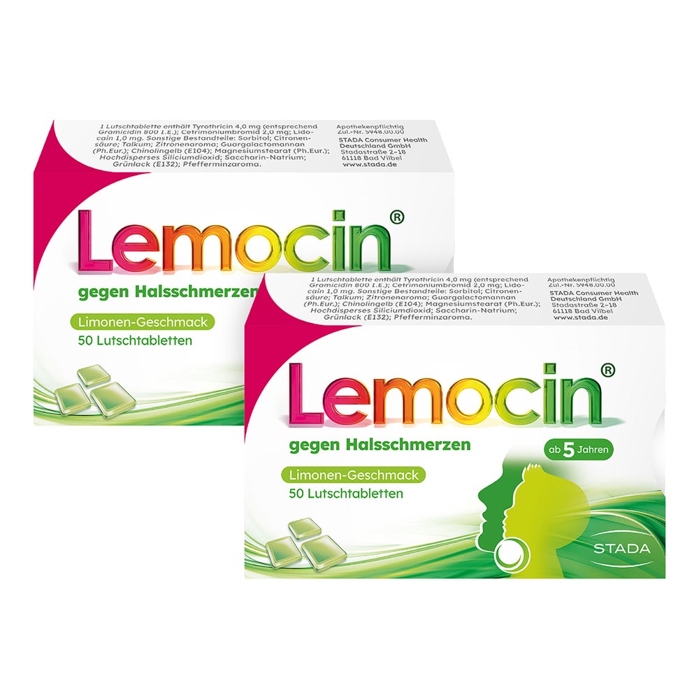 Lemoncin® Lutschtabletten Doppelpack 2X50 St