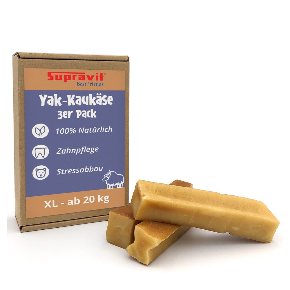 Supravit Yak Kaukäse - Größe XL Hundekausnack 3 St