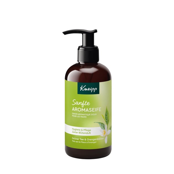 Kneipp Sanfte Aromaseife Grüner Tee & Orangenblüt. 250 ml