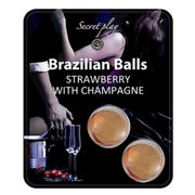 Secretplay - Brasilianische Kugeln Erdbeere & Champagner