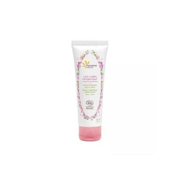 Fleurance Nature - FEUCHTIGKEITSSPENDENDE KÖRPERMILCH MIT BIO-ROSE 50 ML 50 ml