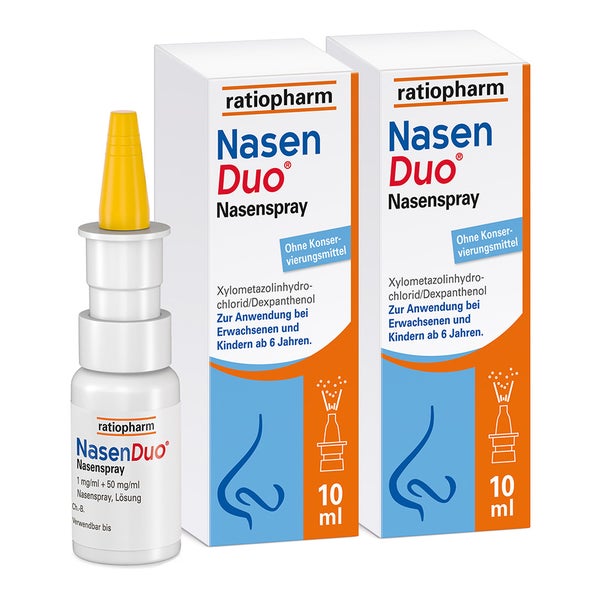 NasenDuo Nasenspray ratio Spar-Angebot 2X10 ml