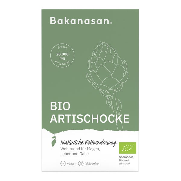 Bakanasan Bio Artischocke Kapseln 100 St