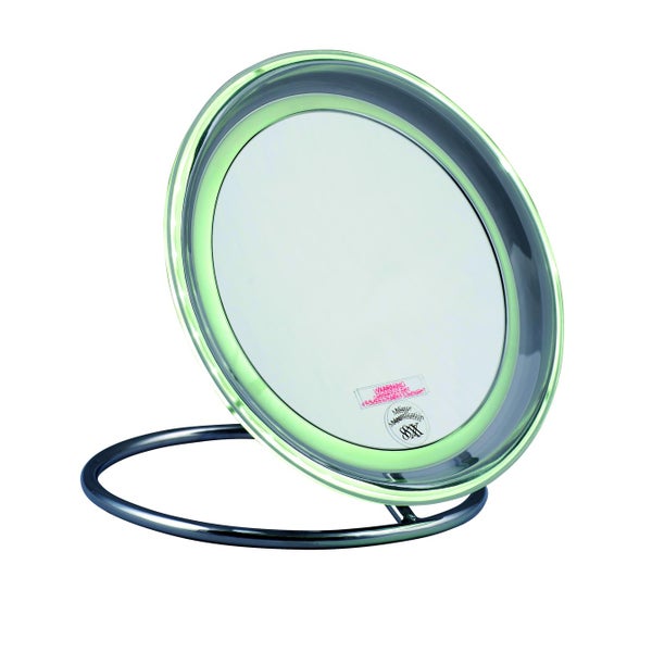Kosmetikspiegel Highlight 2 - LED, 19,7 cm Durchmesser, 8-fa