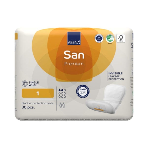 Abena San Premium 1 Inkontinenzeinlagen 200 ml 30 St