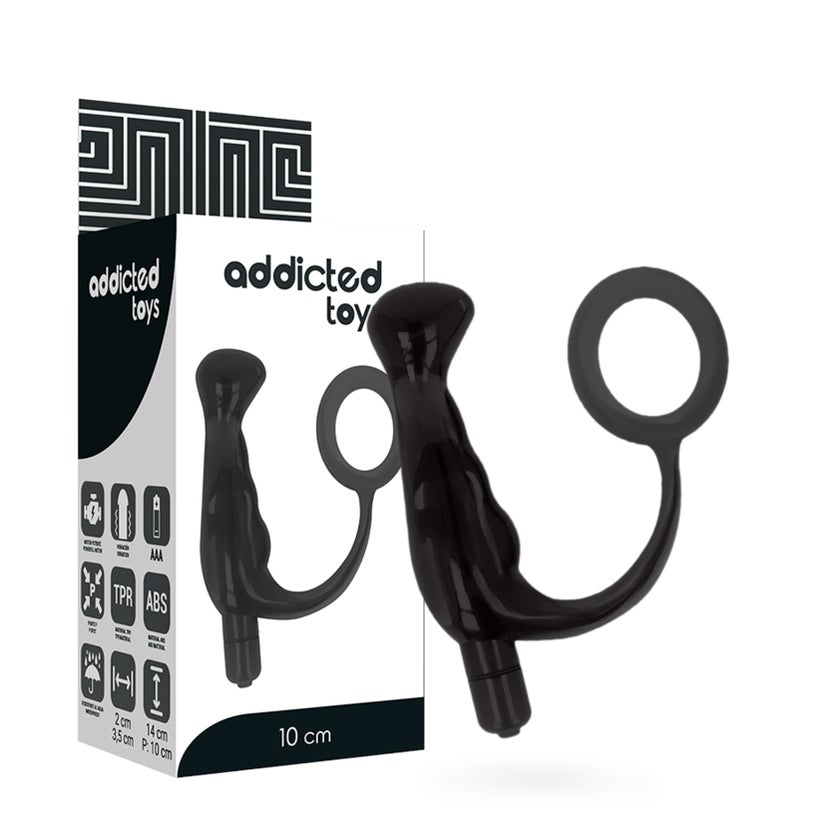 Addicted Toys - Prostata-Vibrator mit Penisring 1 St online kaufen