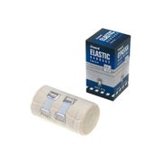 Romed Elastische Mittelzugbinden mit Halteklammer in Folie, 8 cm x 5 m, 1 Pack 5 m