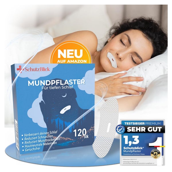 Schutzblick® 120x Mundpflaster [WEISS] 120 St