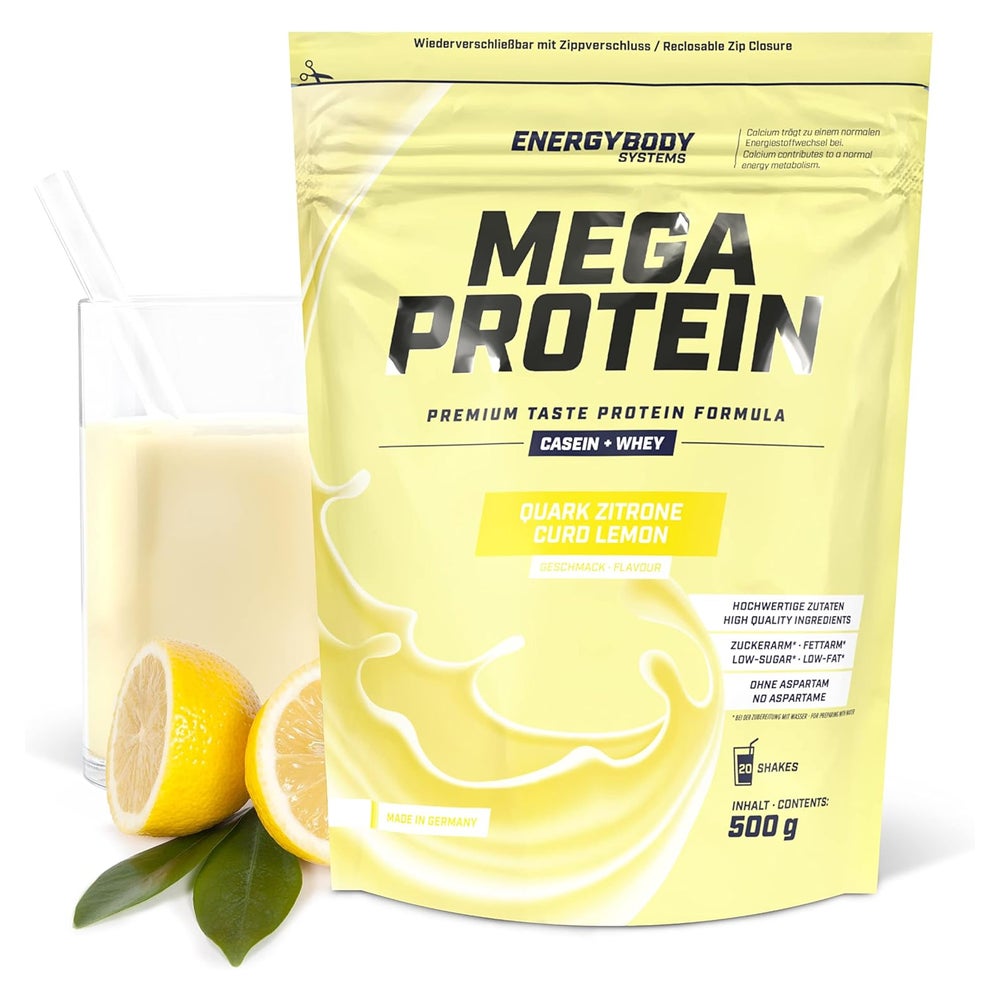 Energybody Systems Mega Protein Quark-Zitrone 500 g