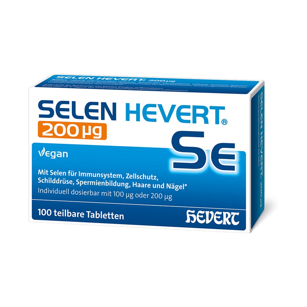 Selen Hevert 200 µg 100 St