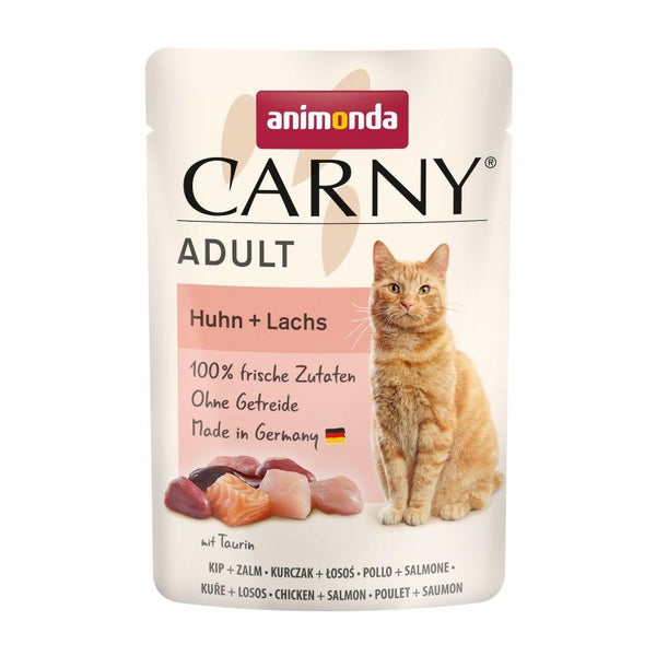 Animonda Cat Portionsbeutel Carny Adult Huhn Lachs 1,02 kg