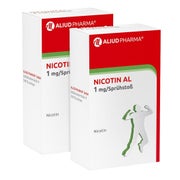 Produktabbildung: Nicotin AL 1 mg/ Sprühstoß Doppelpack 2X2 St