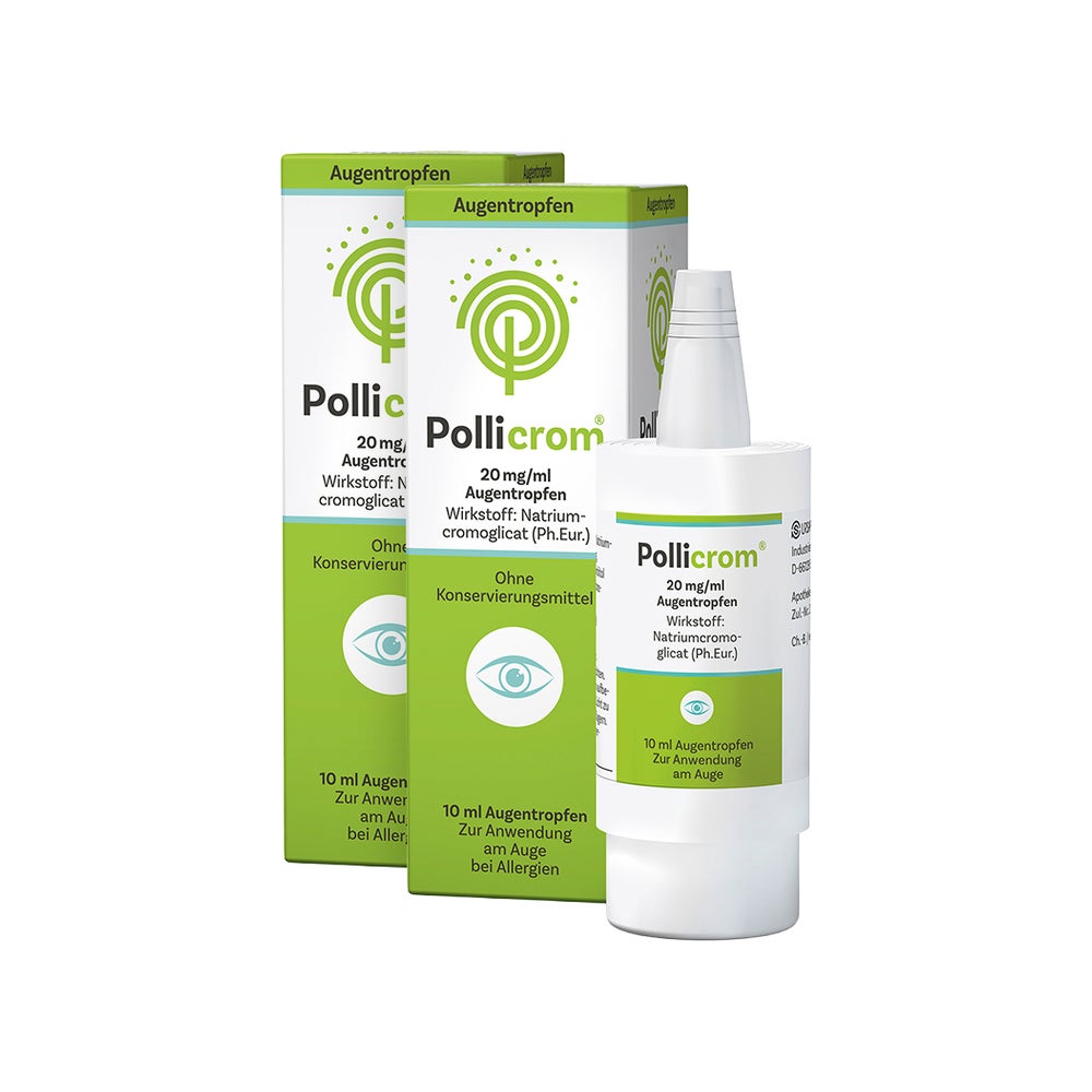 Pollicrom Augentropfen Doppelpack 2X10 ml