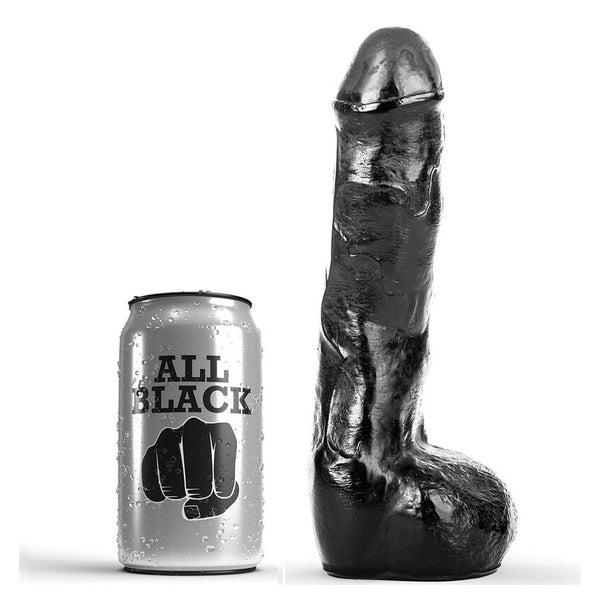 All Black - Realistischer dunkler Dildo