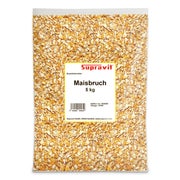 Supravit Maisbruch I getrockneter Mais I geschroteter Mais als Einzelfutter oder Mischfutter I hochverdaulicher Bruchmais als Vogelfutter, Hühnerfutter oder für Kaninchen & Pferde 5 kg