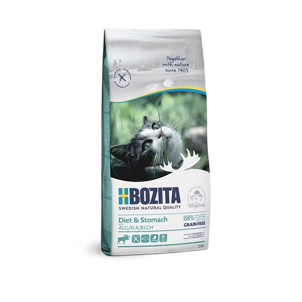 Bozita Katze Diet & Stomach Grain free Elk 2 kg