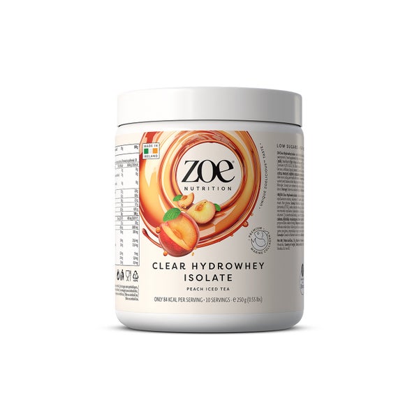 zoe Clear Hydrowhey, 250 g, Peach Iced Tea 250 g