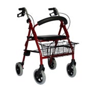 Trendmobil Rollator LR 56  inkl. Korb  (Farbe  rot) 1 St