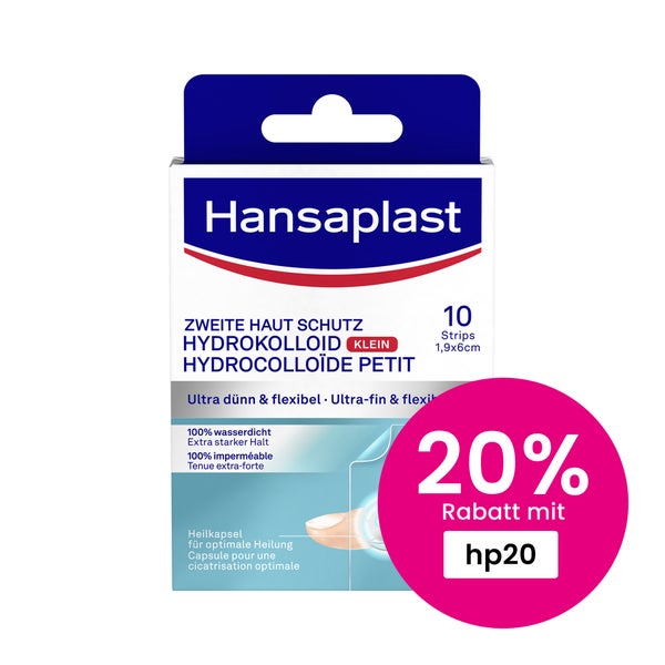 Hansaplast Zweite Haut Schutz Pflaster Klein 10 St