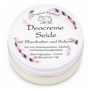 Florex Deocreme Seide – Aluminiumfreie Deocreme mit Sheabutter, Kokosöl & Zink | Vegan 40 ml