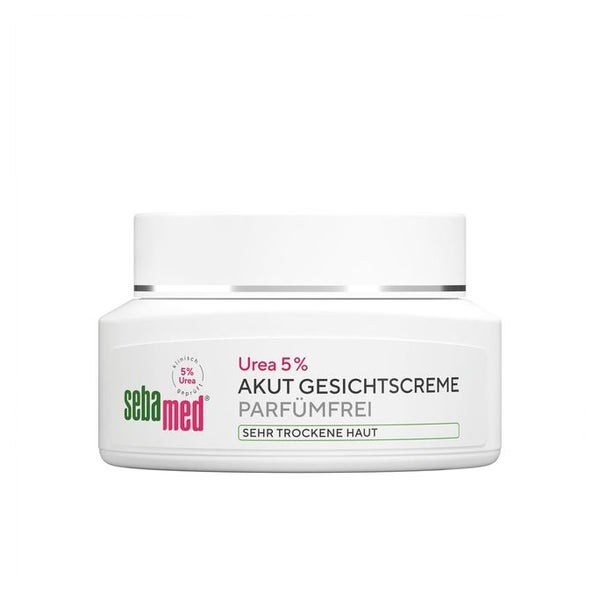 Sebamed Urea 5% Akut Gesichtspflege parfümfrei sehr trockene Haut 50 ml