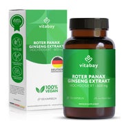 Produktabbildung: Vitabay Roter Panax Ginseng Extrakt 600mg 120 St