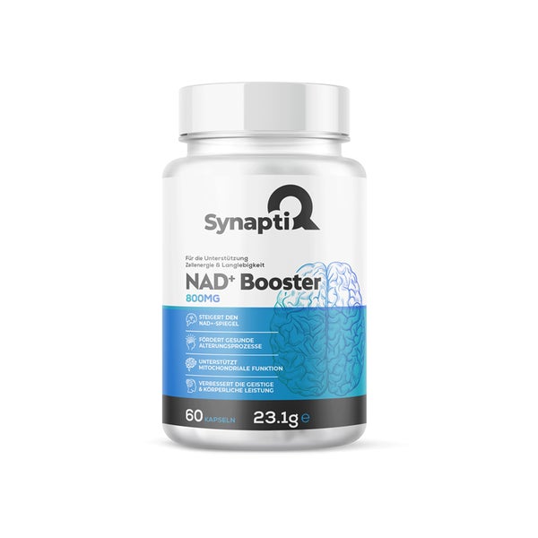 SynaptiQ® NAD+ Komplex – Zellenergie & Vitalität 670 mg 100 Kapseln 100 St