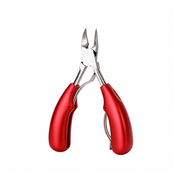 COOL-i Fußnagelknipser rot, rutschfester Griff 1 St