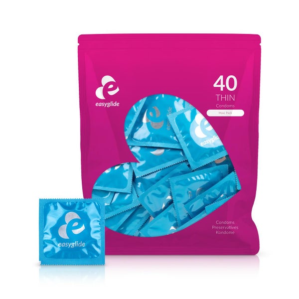 «Thin» Kondome - 40er Pack, ultradünn, transparent (40 Kondome) 40 St