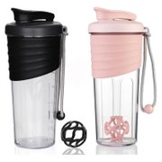 Protein Shaker 700ml Tritan Rührball Fitness Eiweißshake Sch 1 St