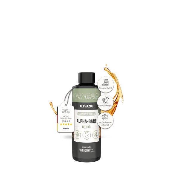 Alpha-Barf Futteröl für Hunde 100 ml