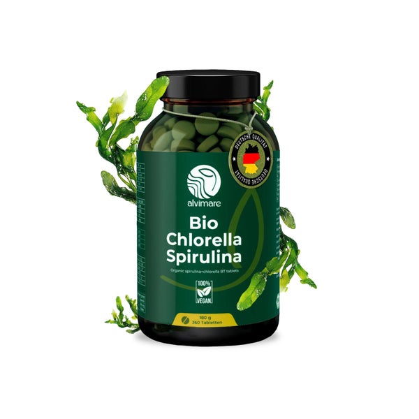 Alvimare Bio Spirulina & Chlorella Presslinge, 360 Stk 360 St
