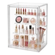 UNIQ Beauty Vault Kosmetik-Organizer mit Tür - Transparent