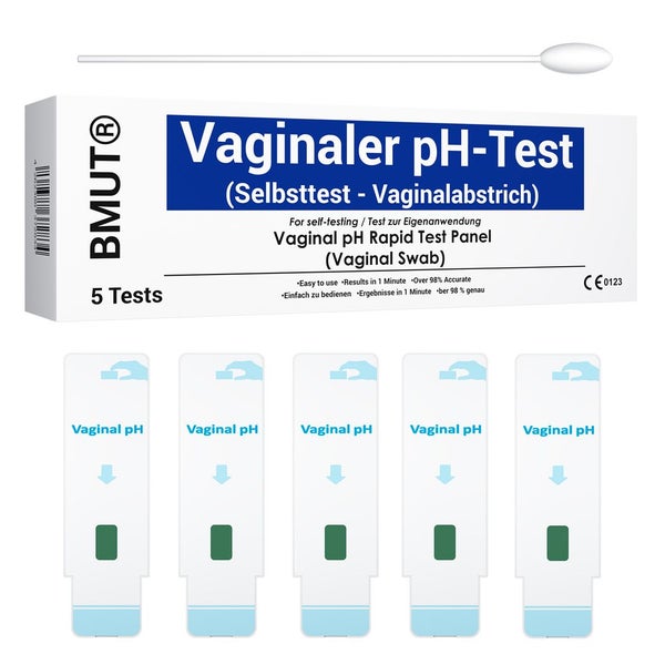 BMUT Vaginaler pH-Test Abstrich (pH-Wert) – Bakterielle Vaginose 20 St