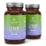BitterLiebe - Leber Komplex Kapseln mit Artischocke, Löwenzahn, Mariendistel und Cholin - Leber Kur hochdosiert mit Silymarin - vegan & Made in Germany 120 St