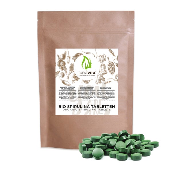GreatVita Bio Spirulina Tabletten 800 g