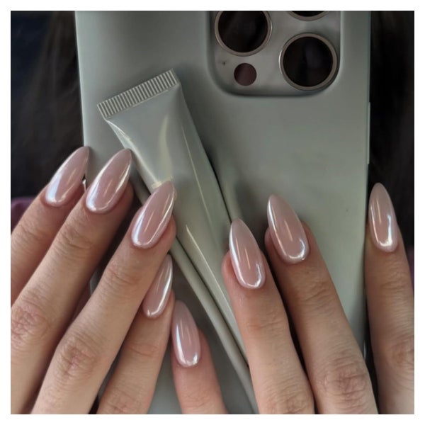 Nagelset 24-teilig französische Nägel zum Aufkleben mit Jell 1 St