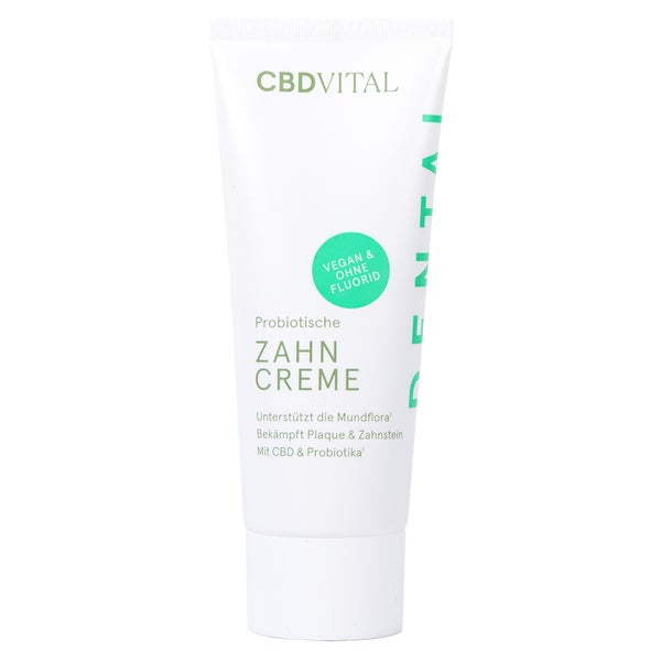 CBD VITAL Probiotische CBD Zahncreme | Vegan, ohne Fluorid 75 ml