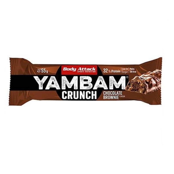 Body Attack YAMBAM CRUNCH Protein Riegel (15x) White Choco 55 g