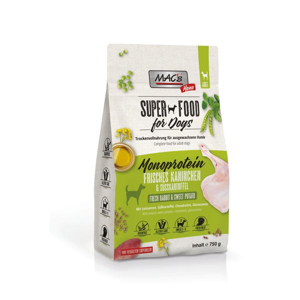 MAC's DOG - Monoprotein Kaninchen 0,75 kg