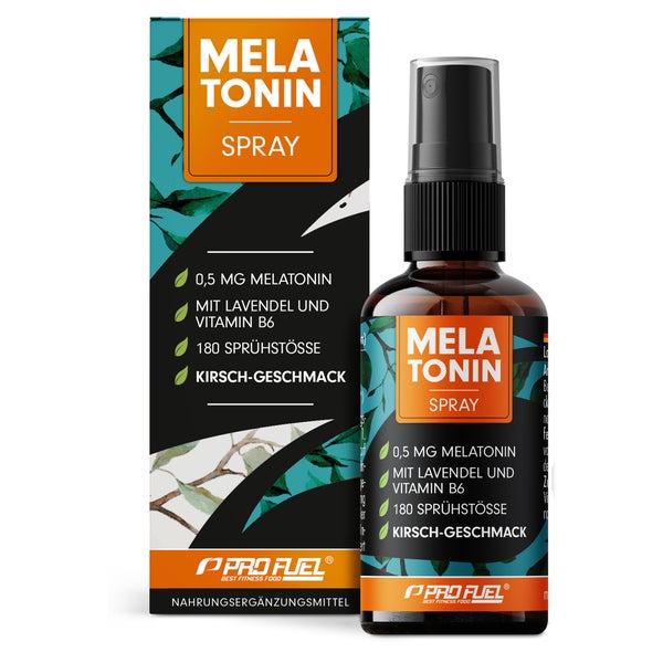 ProFuel - Melatonin Einschlaf-Spray 0,5mg Lavendel & B6 30 ml