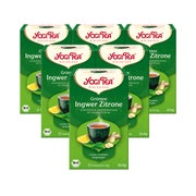 Yogi Tea - Grüntee Ingwer Zitrone Bio Grüntee | 6 x 30,6g 6x17 St