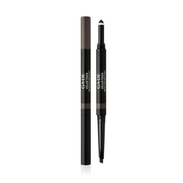 Ga-De Velveteen Brow Builder Duet - 62 Ebony 0,6 g