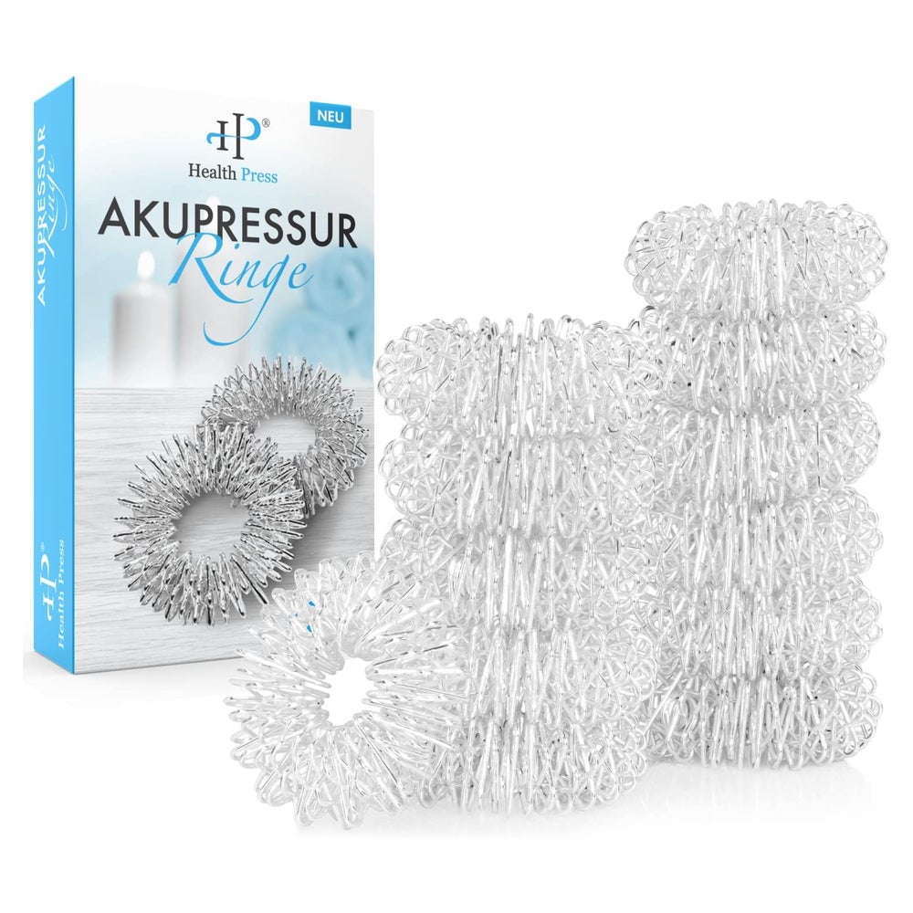 Health Press® Akupressurringe Finger Klein 12 St