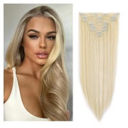 Clip in Extensions Haarverlängerung 60cm Dunkelbraun 60 cm H 1 St