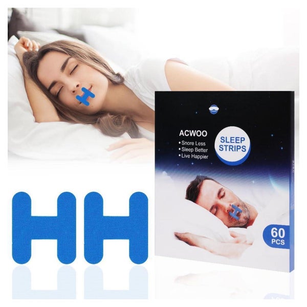 ACWOO 60 Stück Mouth Tape Schnarchstopper Nasenpflaster 1 St