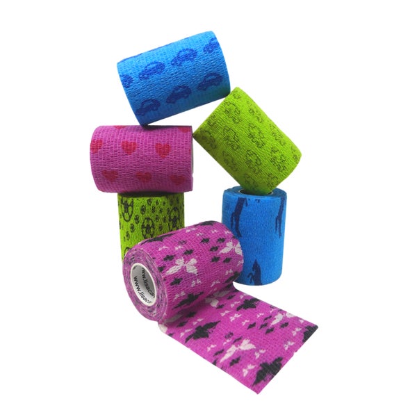 LisaCare Kinderpflaster 7,5cm x 4,5m - Motivmix 6 St