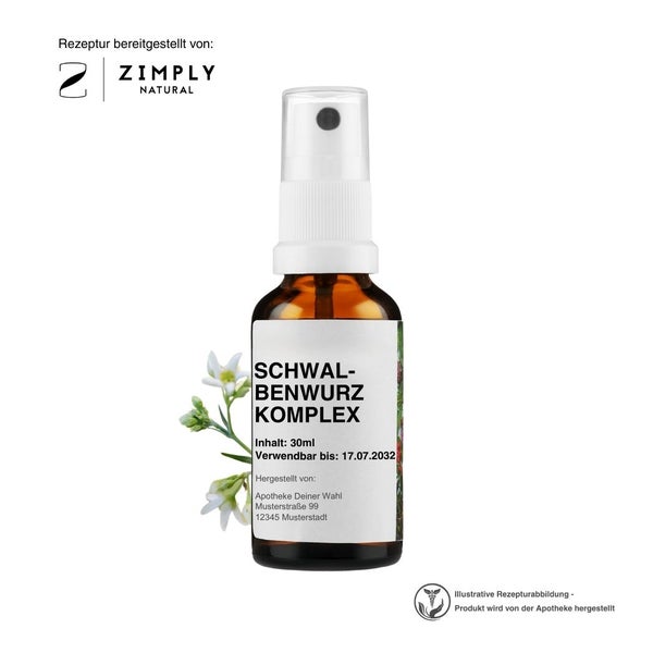 Zimply Natural SCHWALBENWURZ KOMPLEX - Pflanzbasierte Rezeptur 30 ml